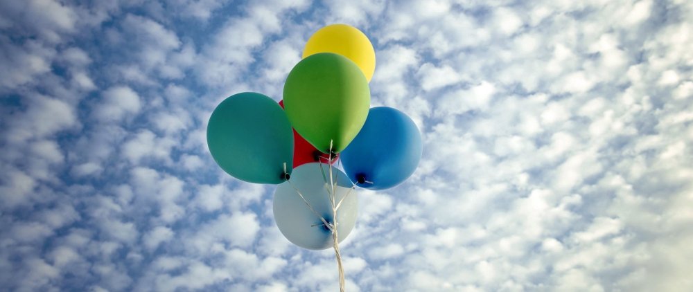 Воздушные шары в небе