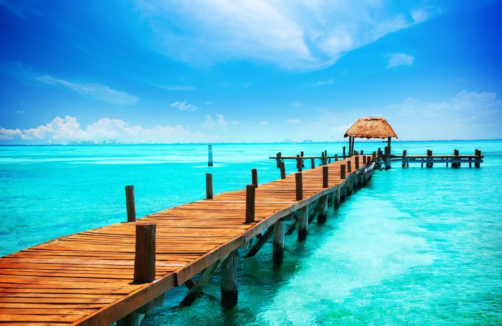 Красивый вид на море