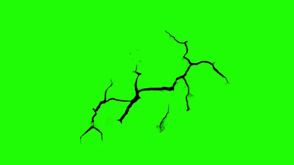 Хромакей трещины