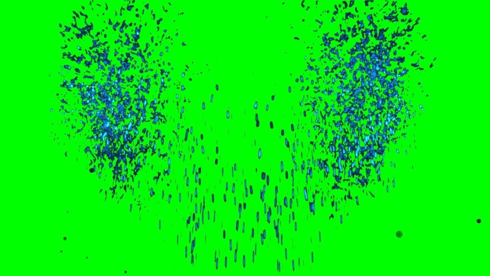 Пыль футаж хромакей