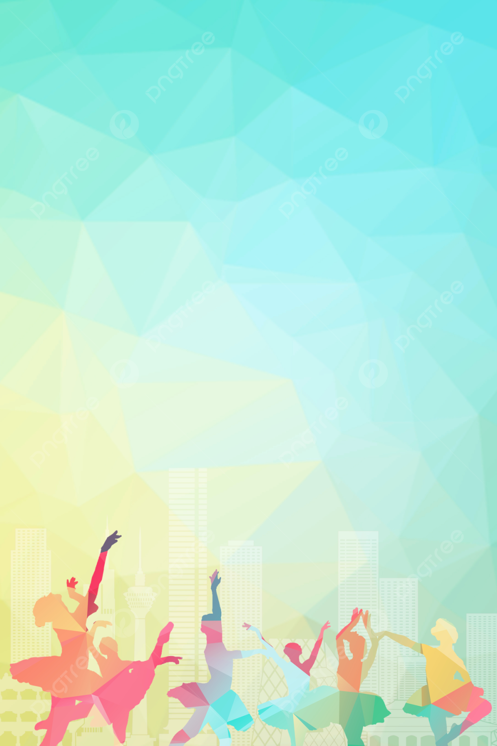 Фон танцы вертикальный