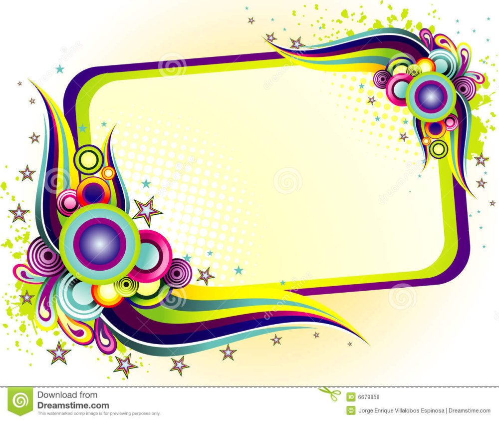 Яркая рамка