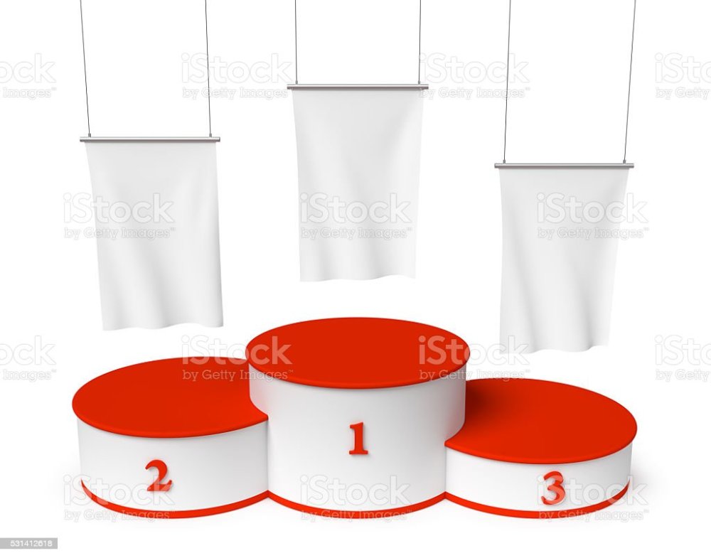 Пустой спортивный пьедестал