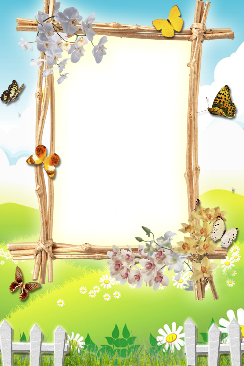 Рамка с цветочками