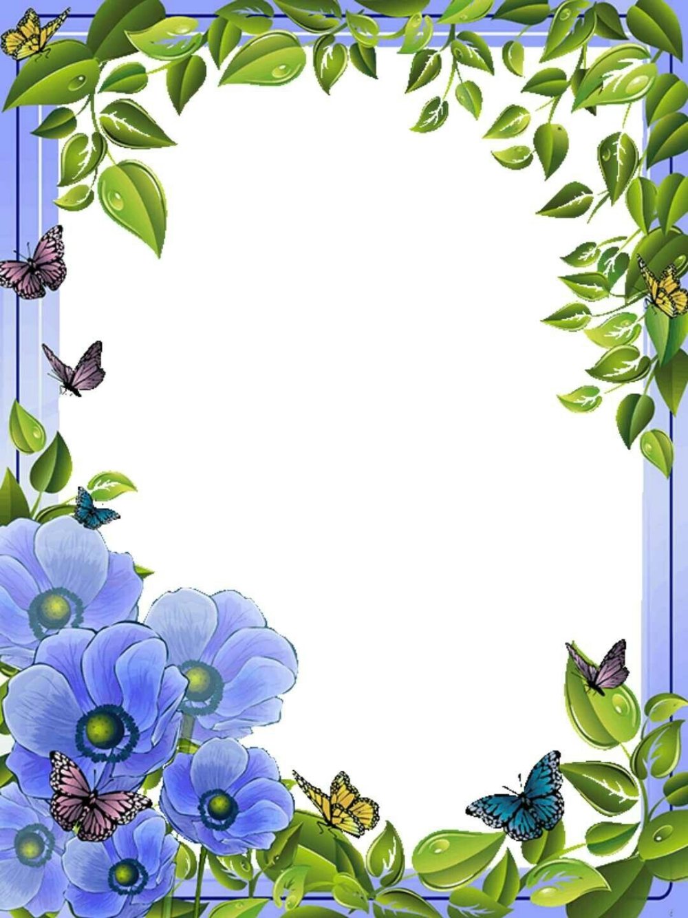 Фоторамка с бабочками