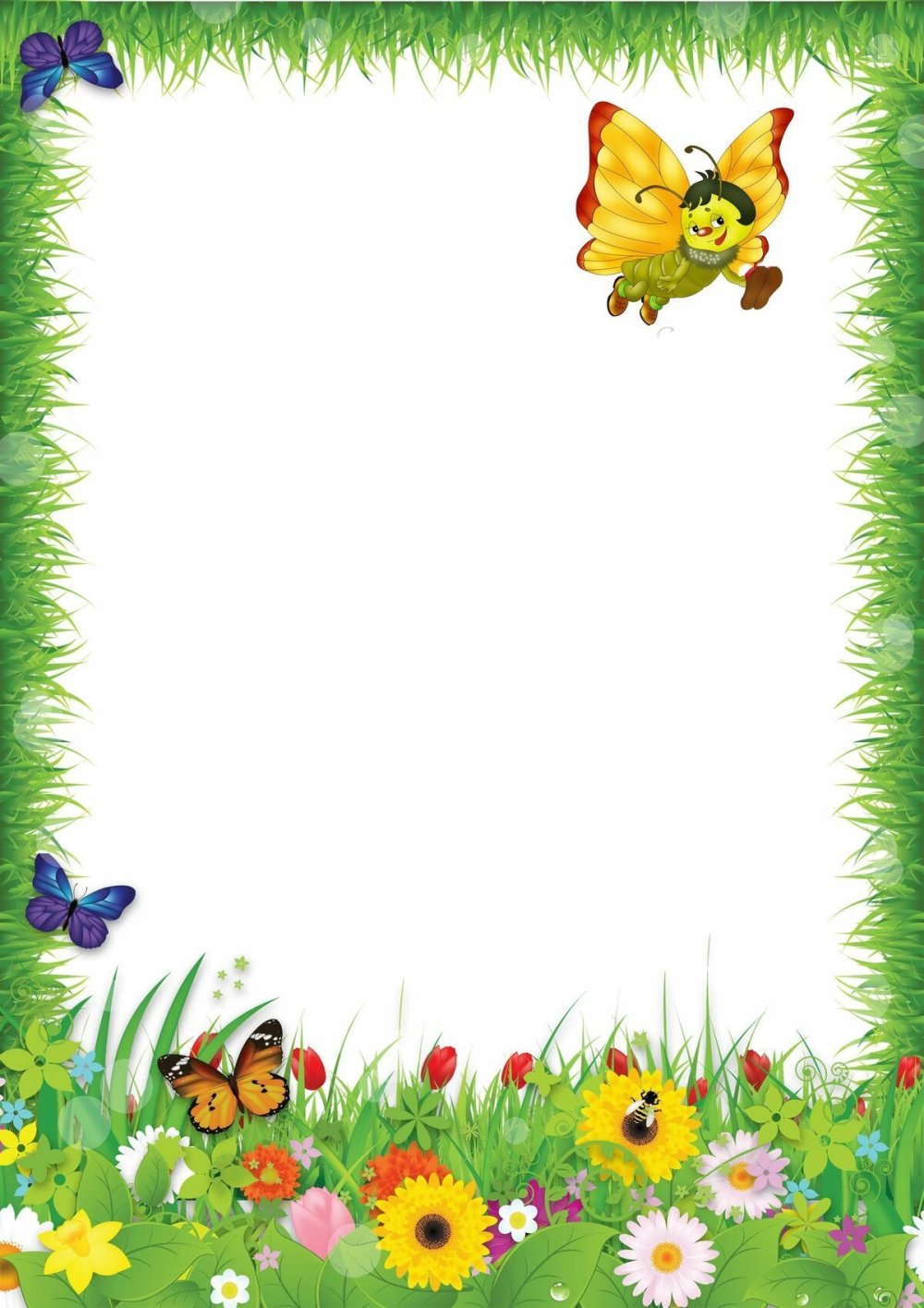 Летние фоны для детского сада