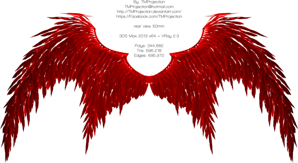 Малефисента в полный рост с крыльями