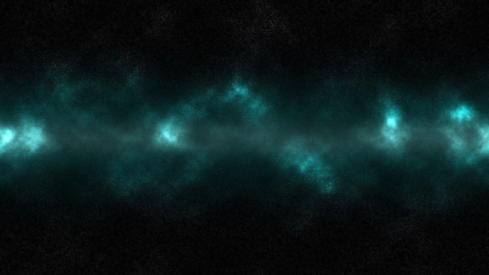 Космос оранжевый и фиолетовый