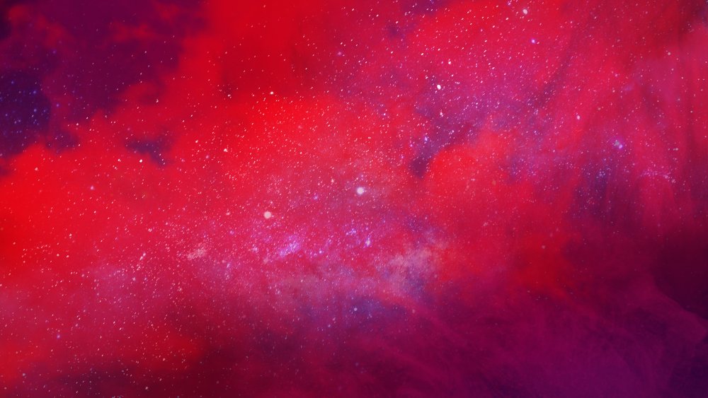 Космос розовый фиолетовый