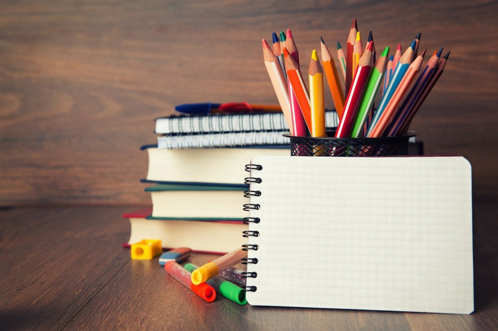 Фон тетради на столе