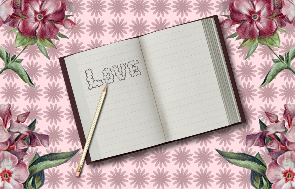 Красивый фон для блокнота