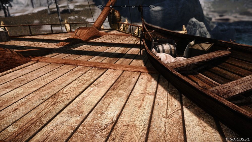 Текстура дерева корабля