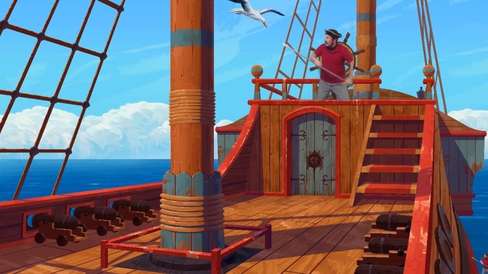 Палуба пират корабль пиратов