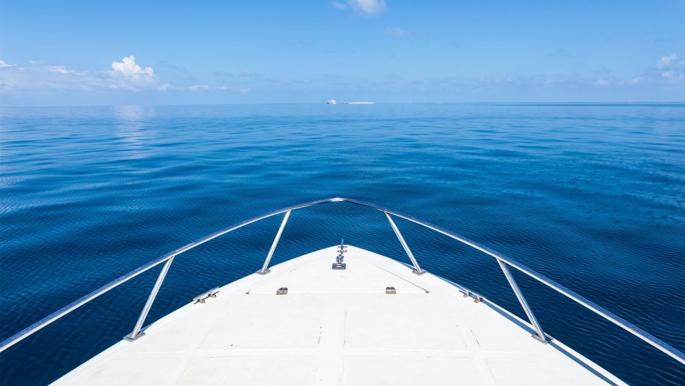 Вид с носа корабля