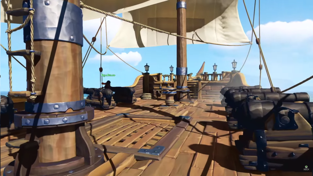 Корабль пиратов Sea of Thieves