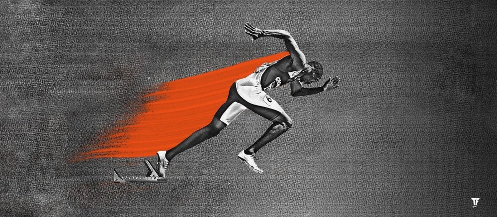 Бег абстракция