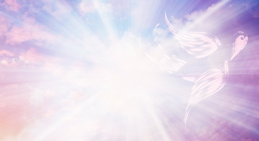 Ангел в небе