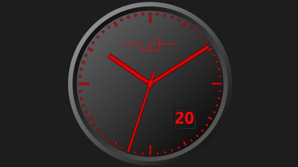 Часы 23 часа