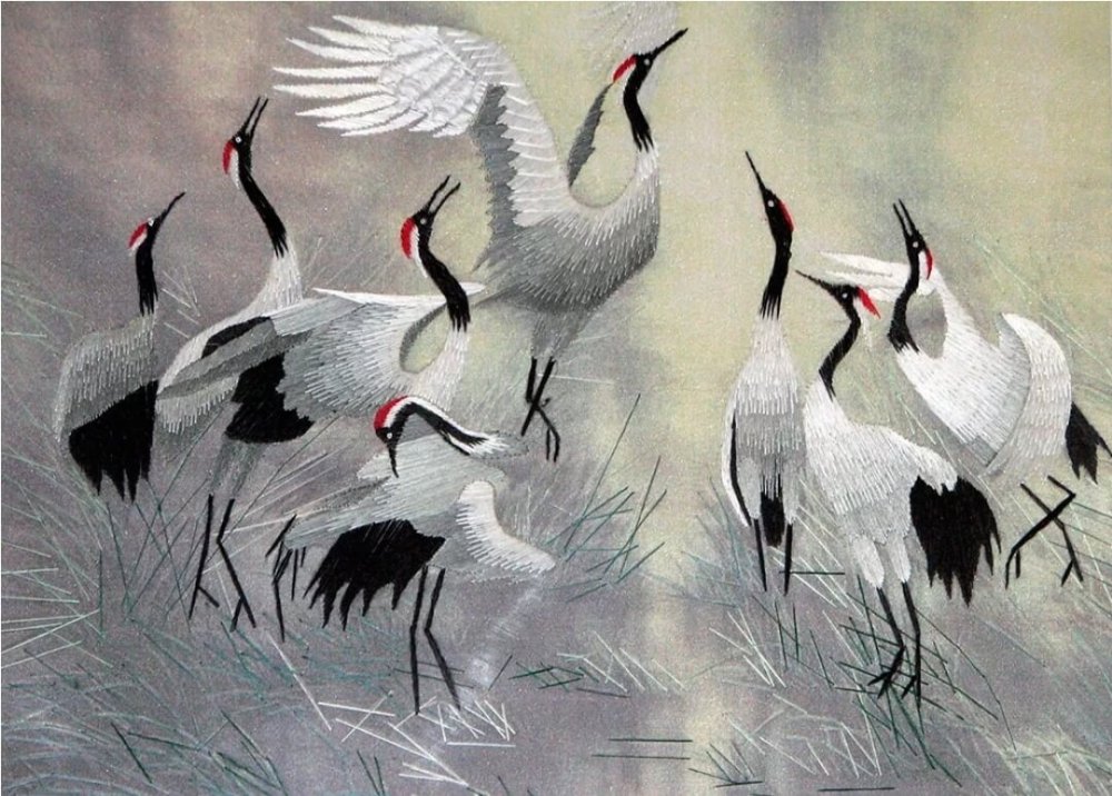 Журавль Суми-э