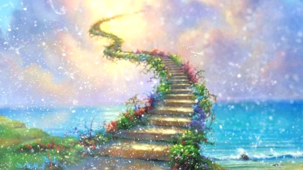 Радуга с облаками