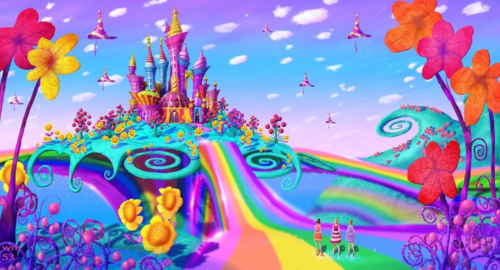 Радуга и солнце