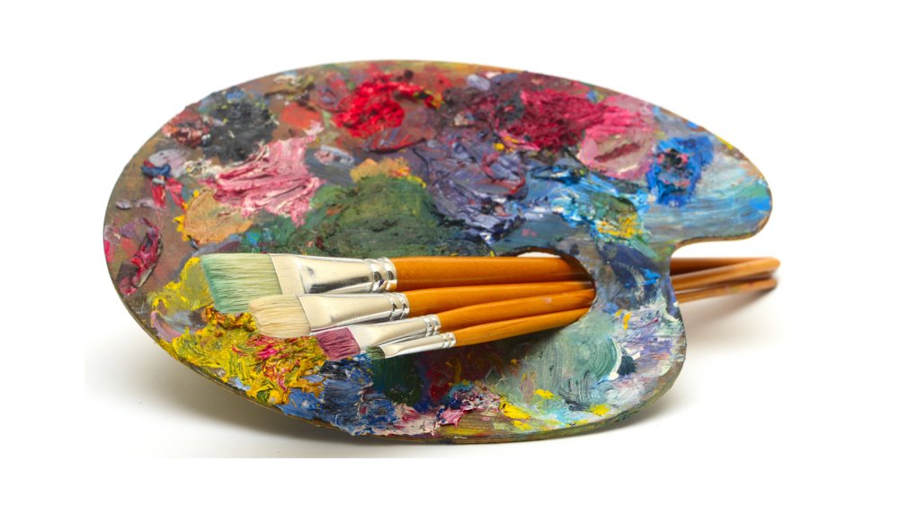 Палитра красок художника