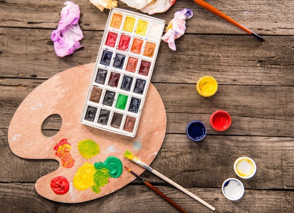 Кисти и краски Эстетика