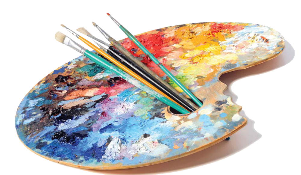 Палитра и кисти