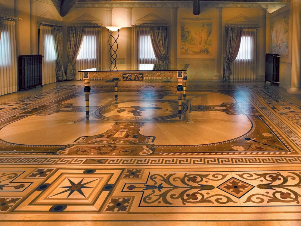 Дворцовый пол Маркетри