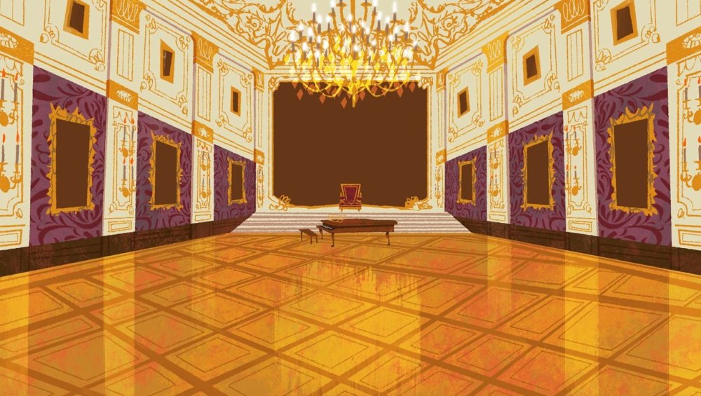 Королевский Тронный зал аниме