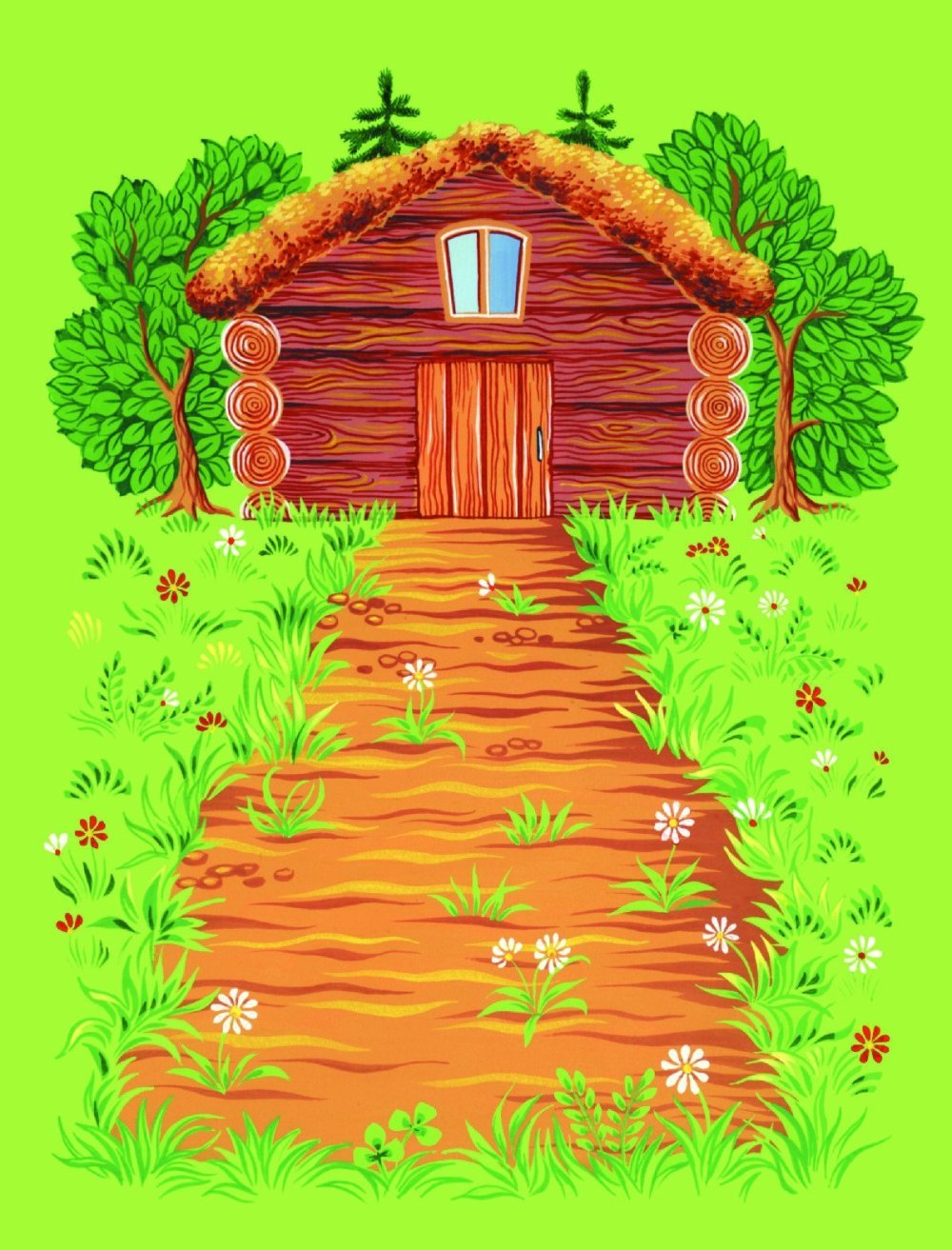 Сказочный домик в лесу