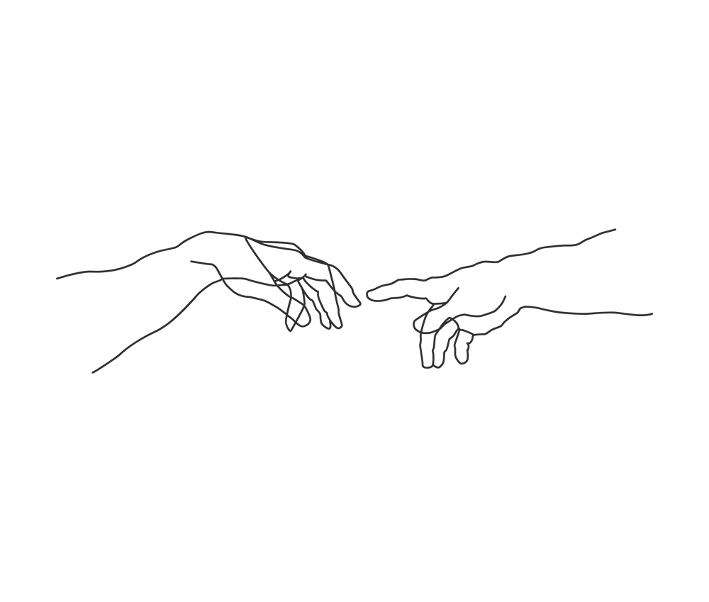 Руки одной линией