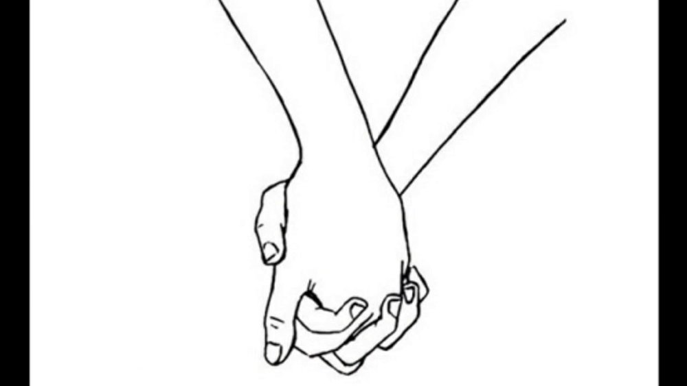 Рука в руке вектор