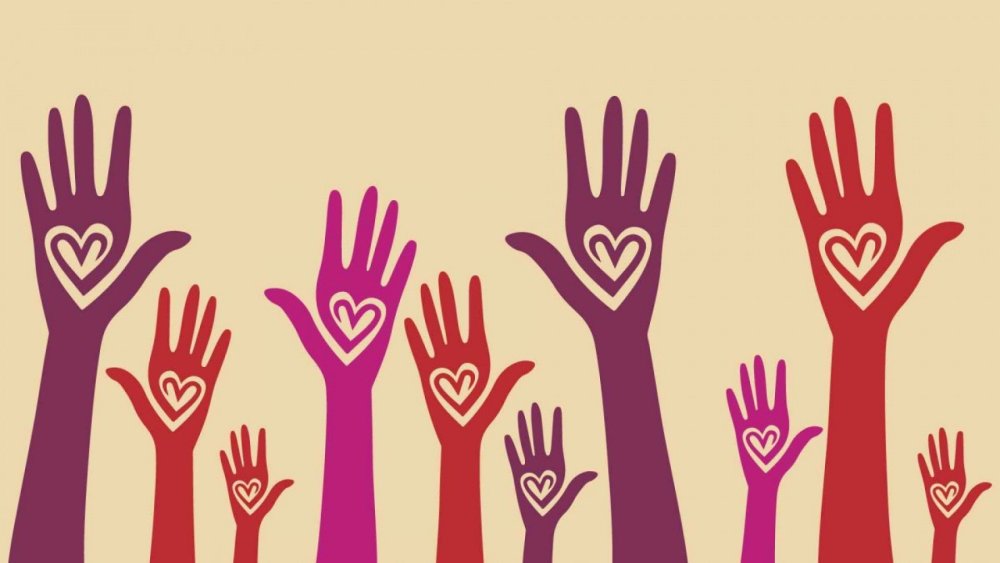 Волонтеры фон