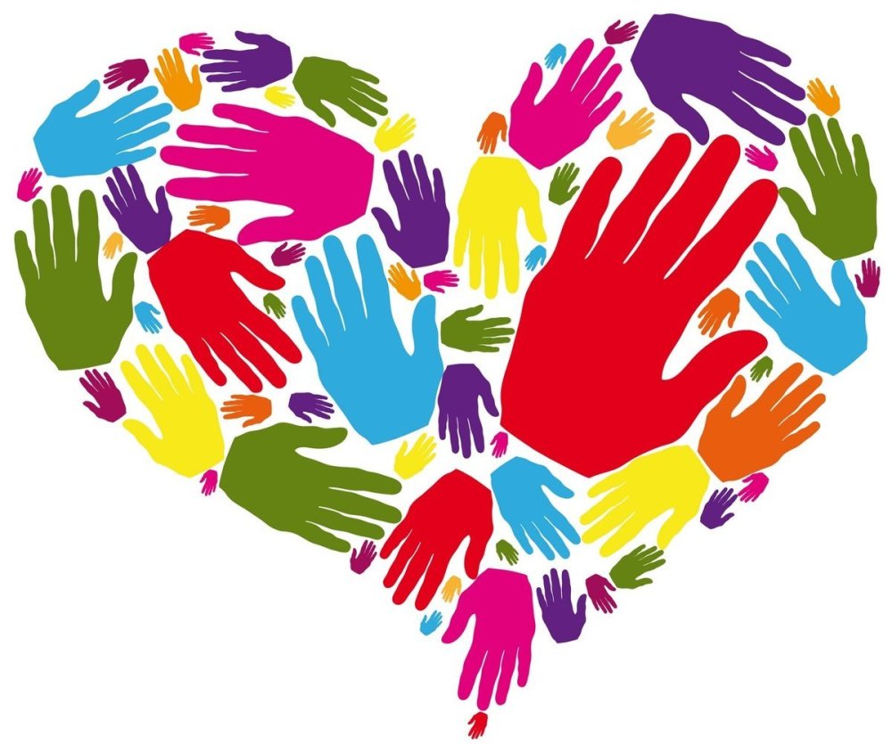 Волонтер на прозрачном фоне