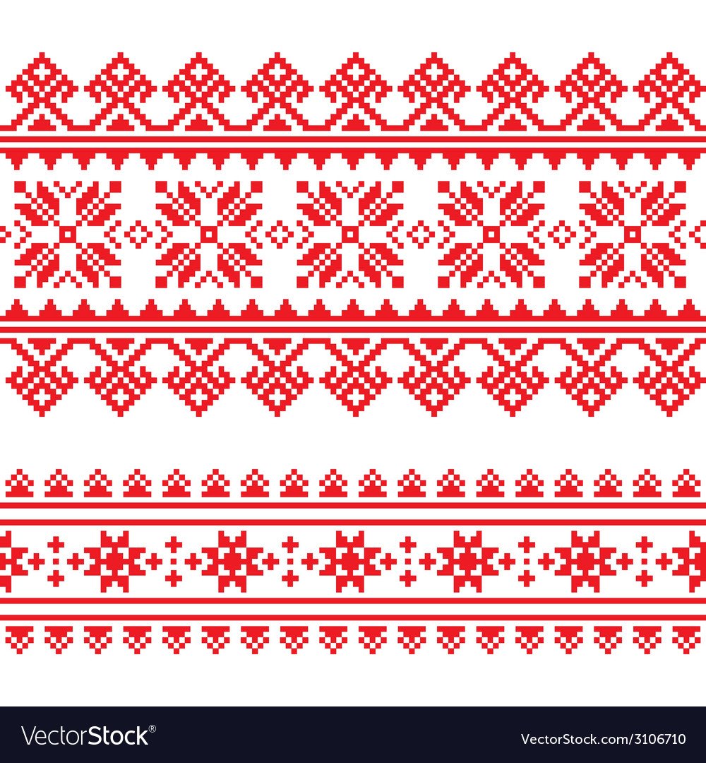 Стилизованные русские узоры