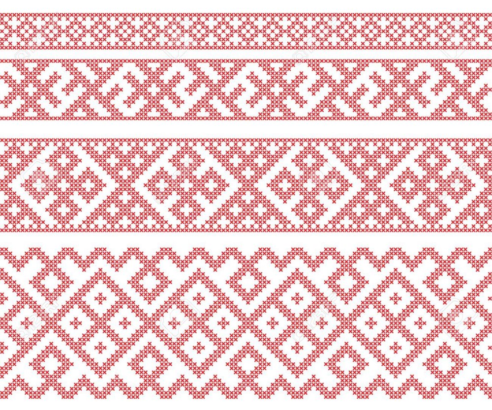 Мордовский геометрический орнамент
