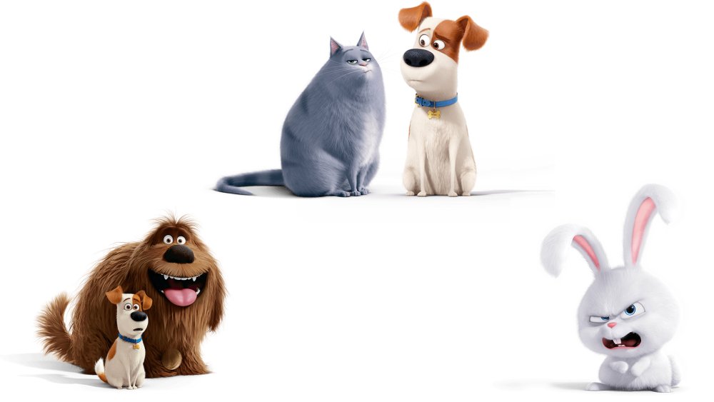 Сказочный зимний лес с зайцами