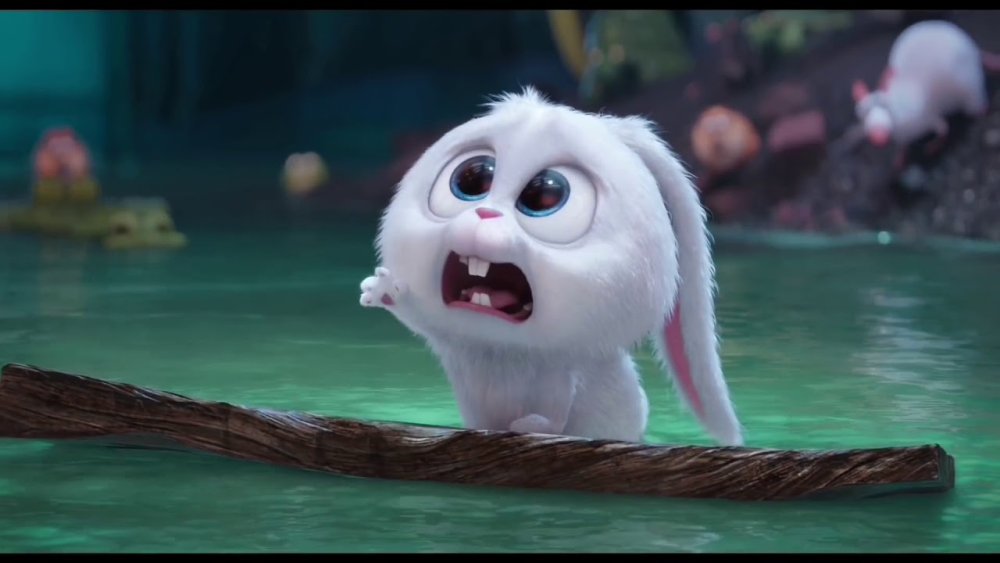 Кролик снежок мультфильм