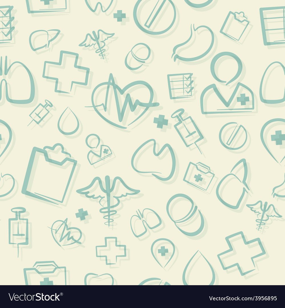 Бесшовный паттерн медицина