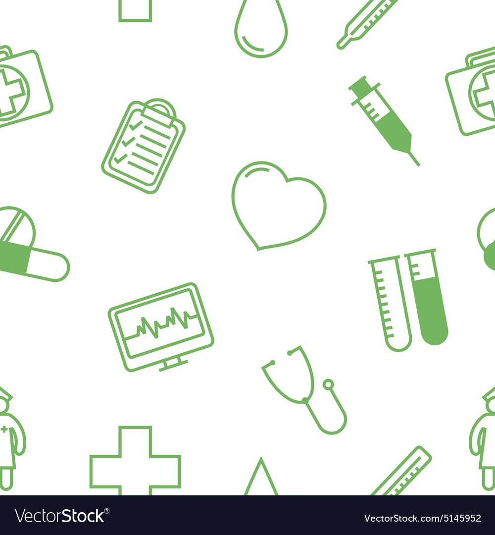 Бесшовный паттерн медицина