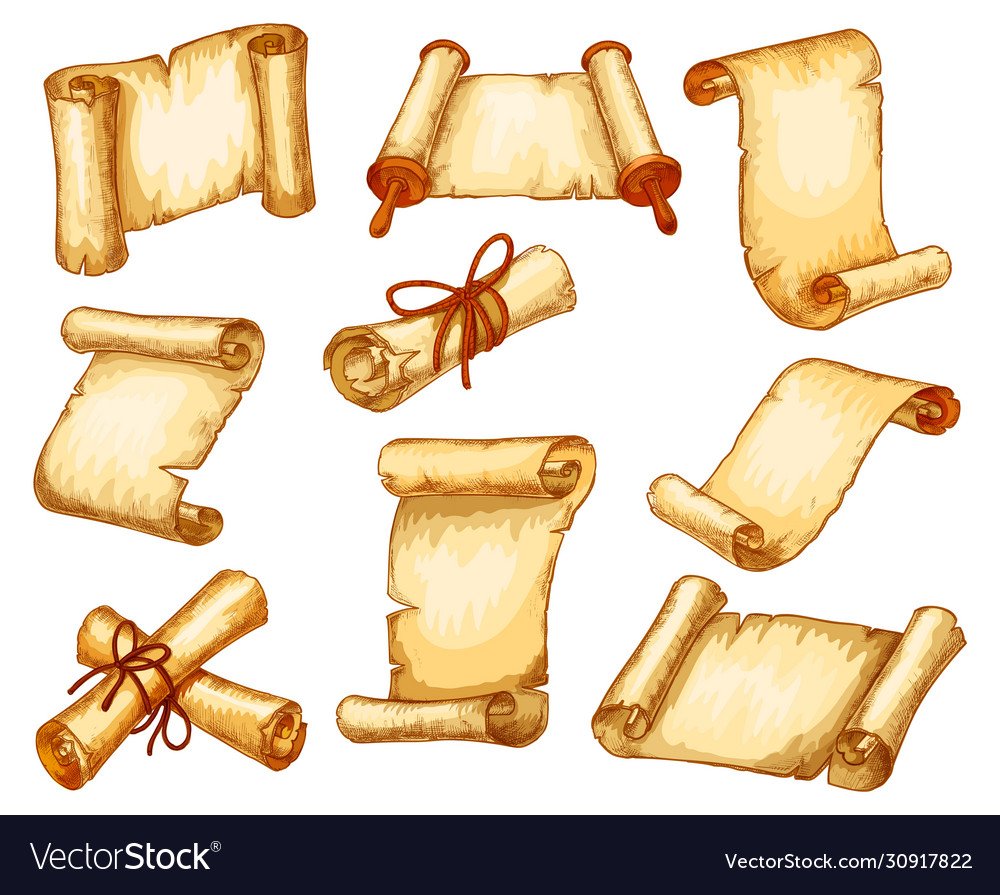 Как сделать свиток из бумаги