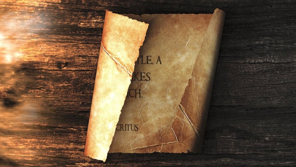 Необычный свиток