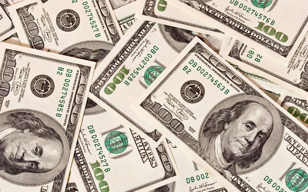 Обои деньги