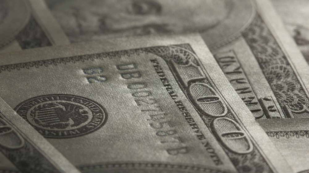 Обои из долларов