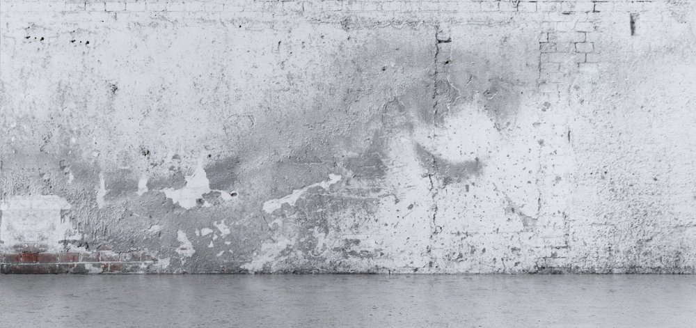 Бетонная стена и пол