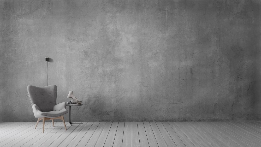 Текстура бетона в интерьере