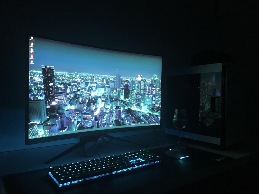 Компьютер ночью