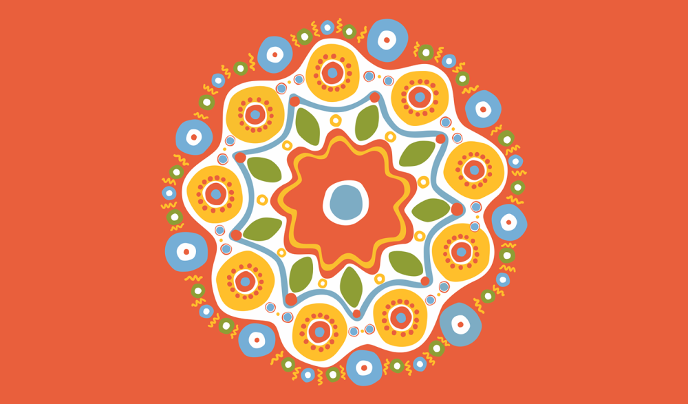 Дымковская роспись фон узоры