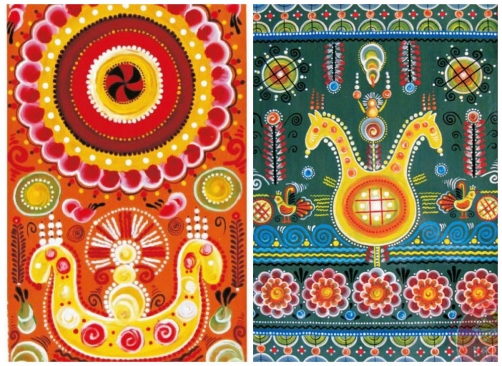 Каргопольская игрушка орнамент элементы росписи